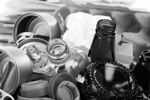 Volunteers loading donated garden furniture for reuse