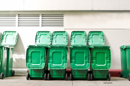 Recycling process in Kilburn waste facility